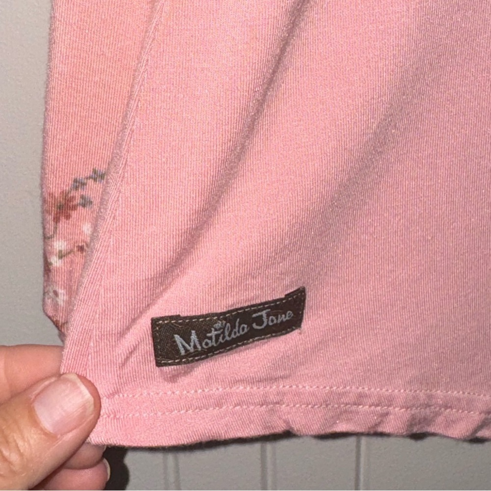 Matilda Jane Pink Dose of Floral Long Sleeve Top - Picture 5 of 8